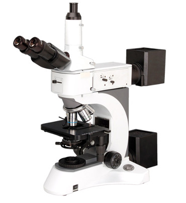 Microscopio Trinocular Metalográfico Alpha Optics NMM-800TRF